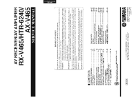 Yamaha AXV-465-Service-Manual